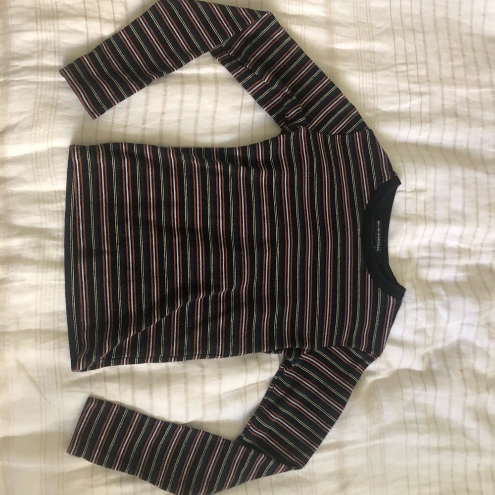 Brandy Melville long sleeve multi colored top.